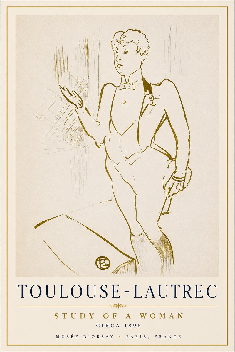 Toulouse-Lautrec The Poet of Parisian Life No2 - Affiche