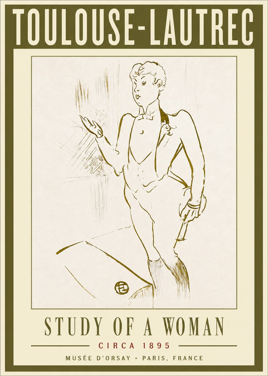 Toulouse-Lautrec The Poet of Parisian Life No3 - Affiche