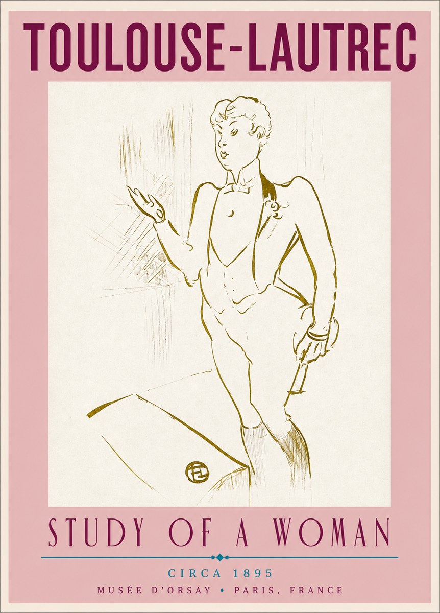 Toulouse-Lautrec The Poet of Parisian Life No4 - Affiche