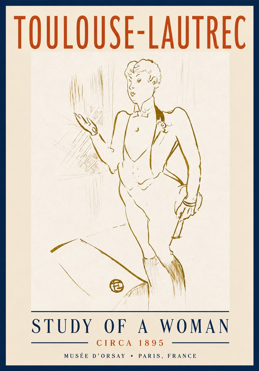 Toulouse-Lautrec The Poet of Parisian Life No5 - Affiche