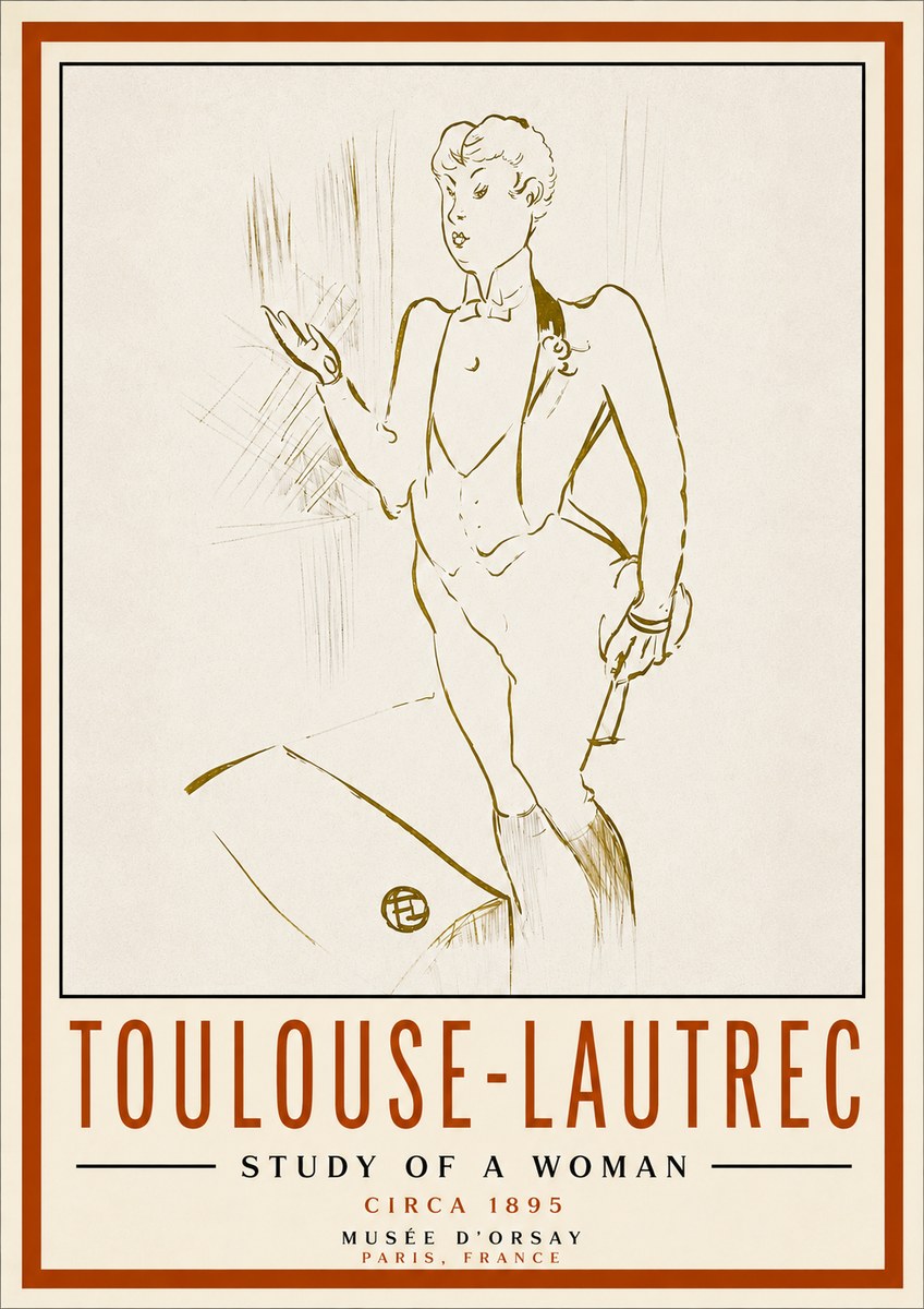 Toulouse-Lautrec The Poet of Parisian Life No6 - Affiche