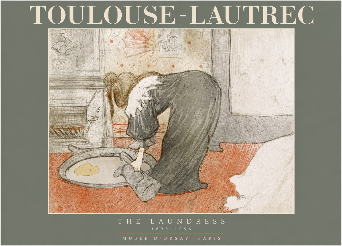 Toulouse-Lautrec The Laundress No2 - Affiche