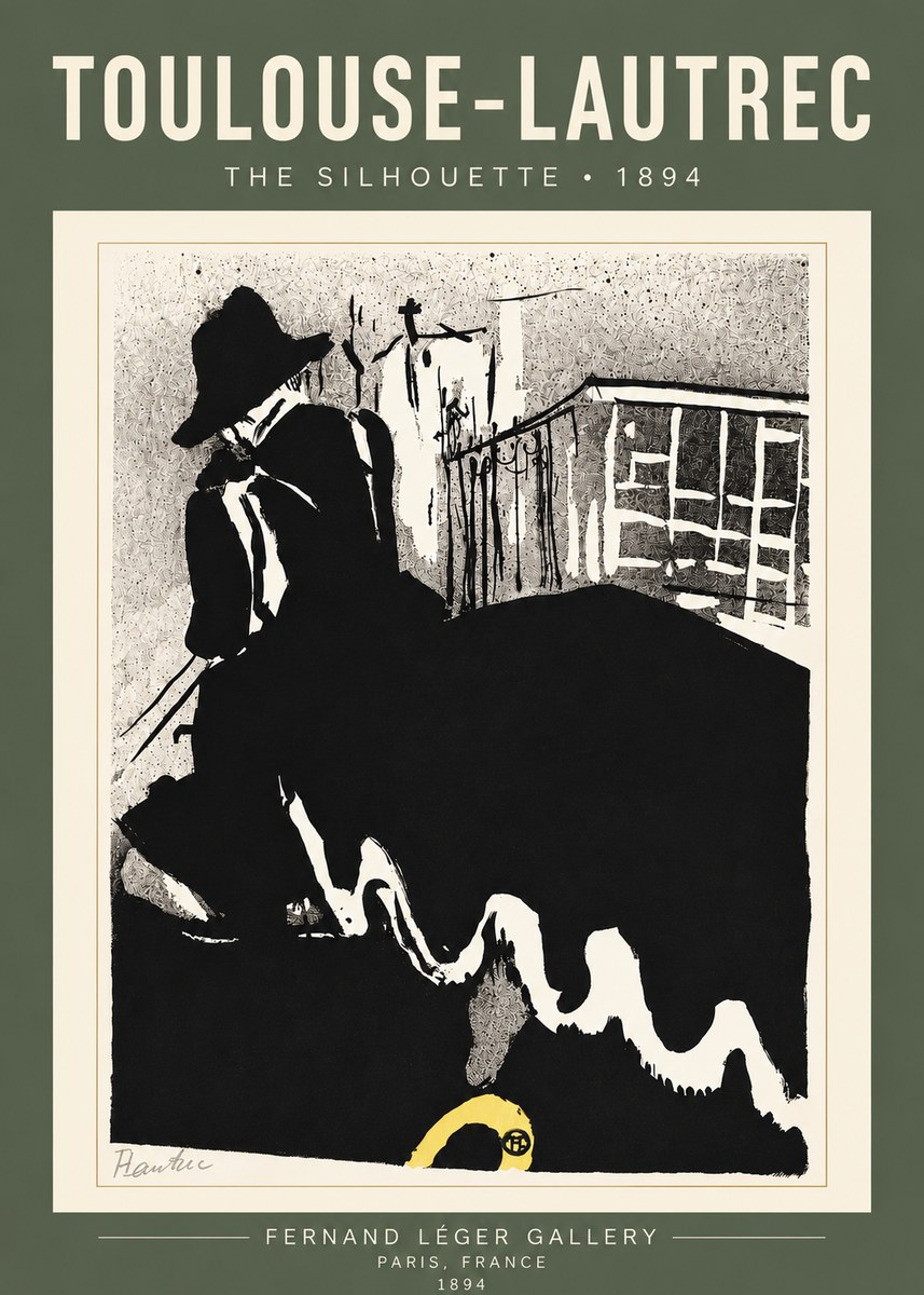 Toulouse-Lautrec The Silhouette No4 - Affiche