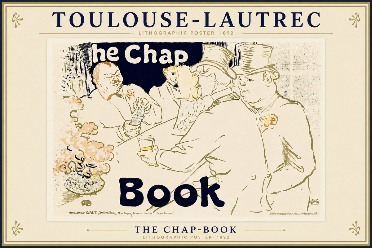 Toulouse-Lautrec The Chap-book No3 - Affiche