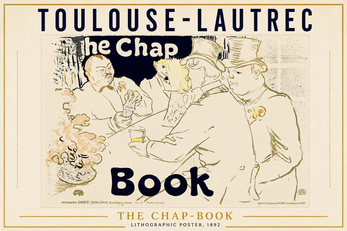 Toulouse-Lautrec The Chap-book No4 - Affiche