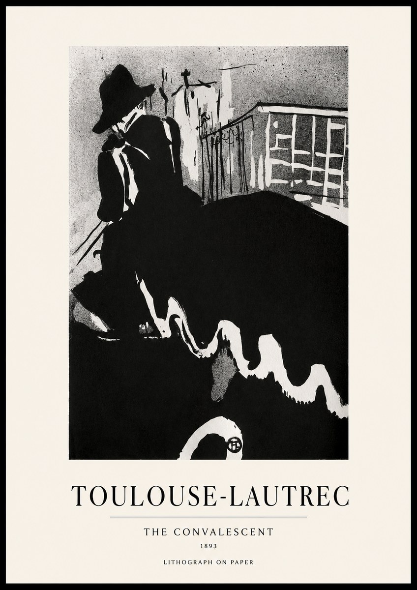 Toulouse-Lautrec The Convalescent No1 - Affiche