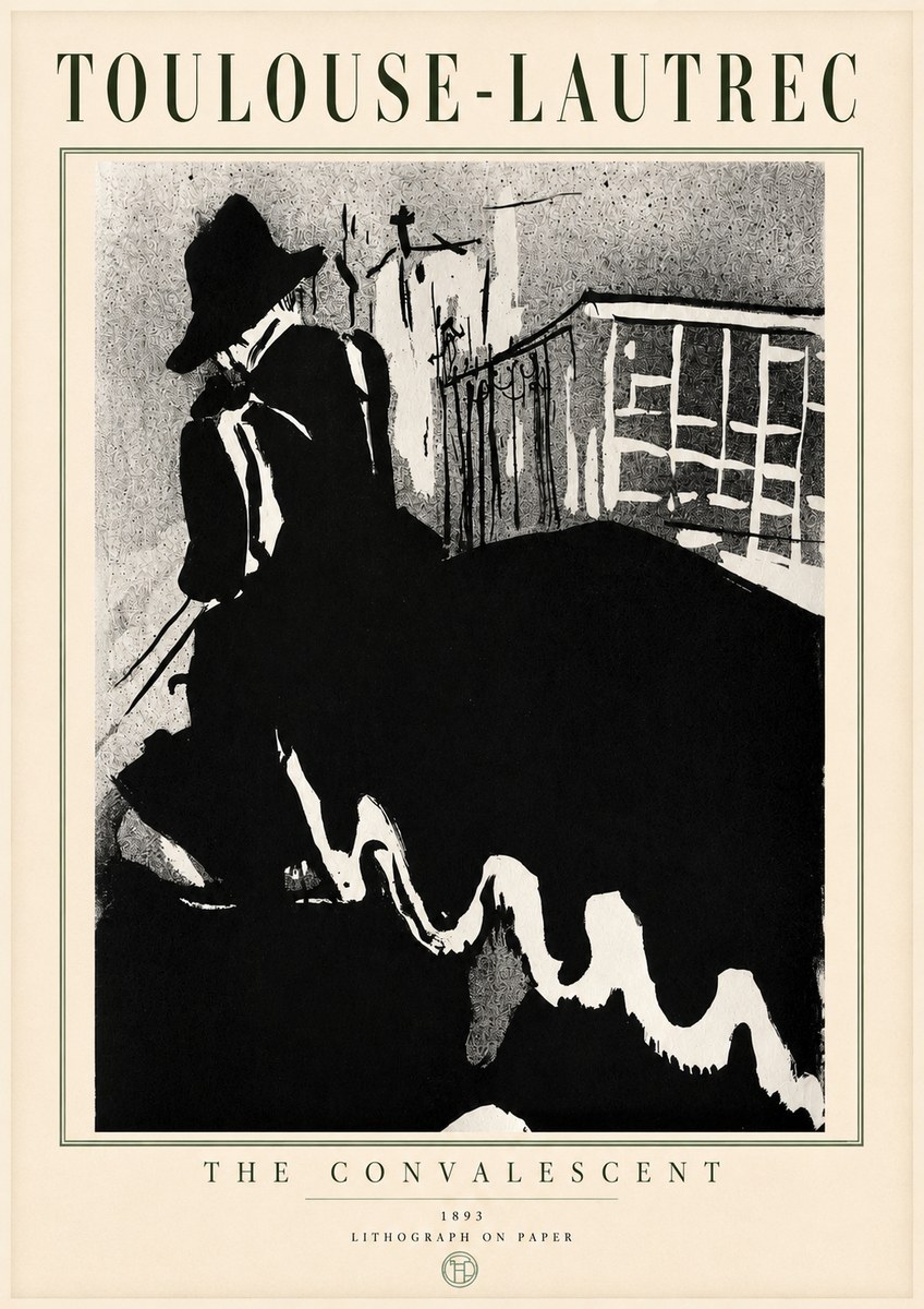 Toulouse-Lautrec The Convalescent No4 - Affiche