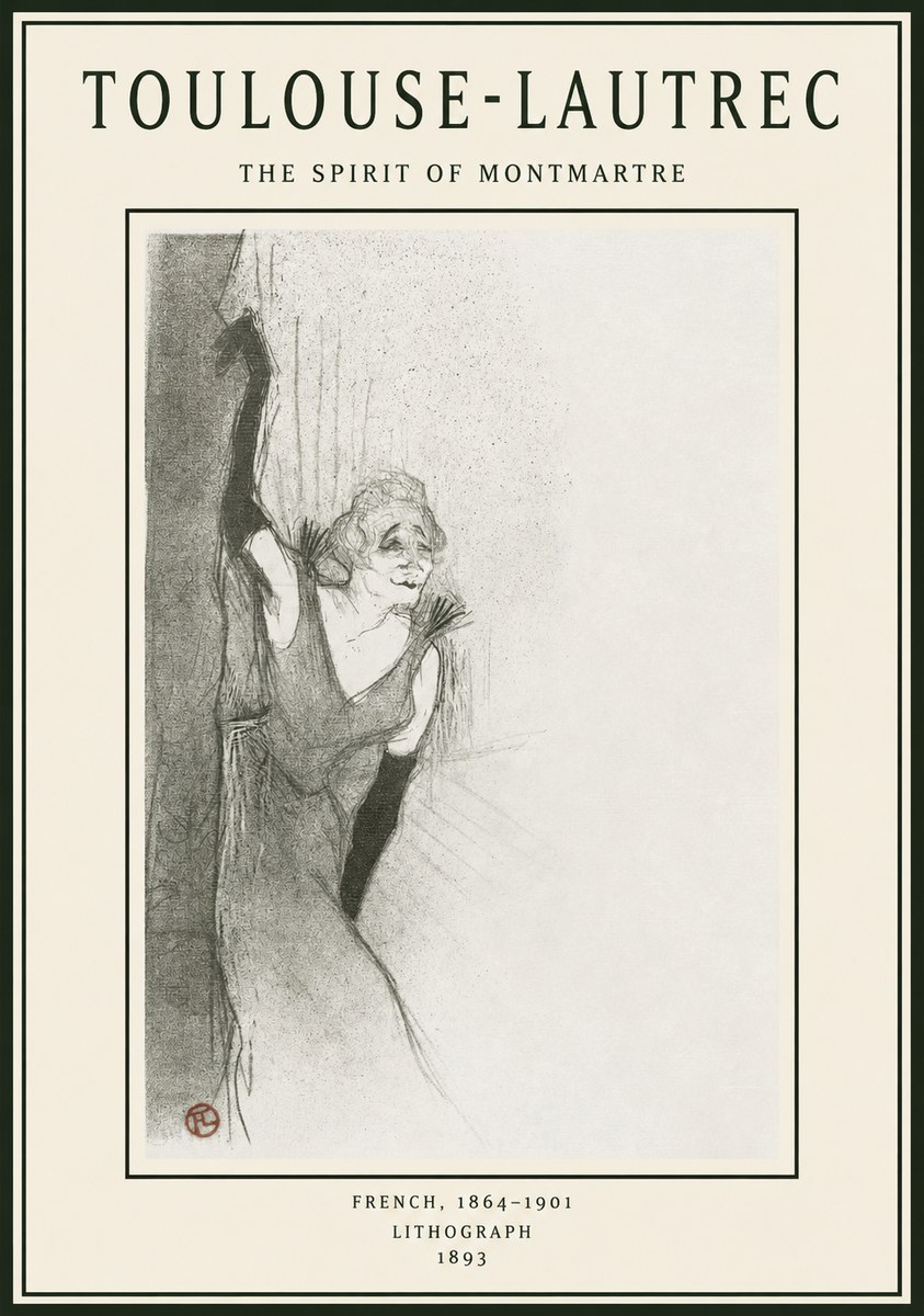 Toulouse-Lautrec The Spirit of Montmartre No1 - Affiche