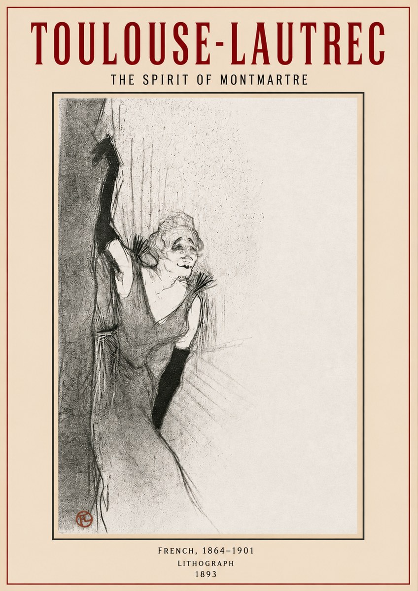 Toulouse-Lautrec The Spirit of Montmartre No4 - Affiche
