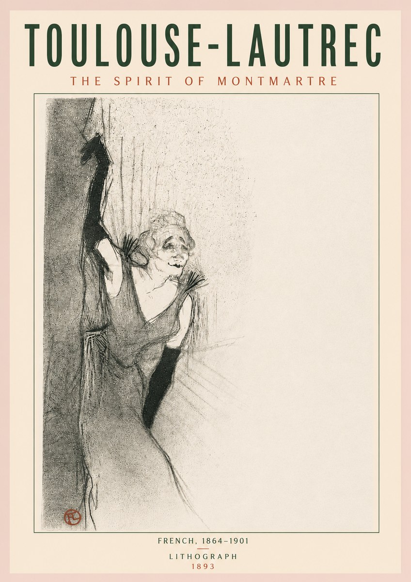 Toulouse-Lautrec The Spirit of Montmartre No5 - Affiche