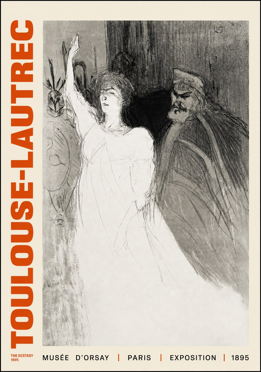 Toulouse-Lautrec The Ecstasy No2 - Affiche