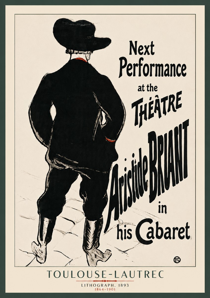 Toulouse-Lautrec Next Performance at the Théâtre Aristide Bruant in His Cabaret No3 - Affiche