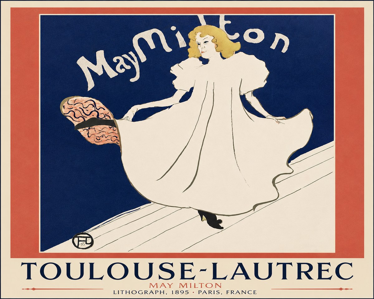 Toulouse-Lautrec May Milton No4 - Affiche
