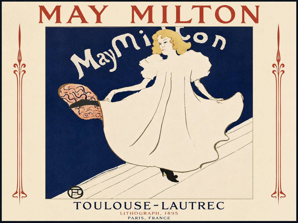 Toulouse-Lautrec May Milton No5 - Affiche