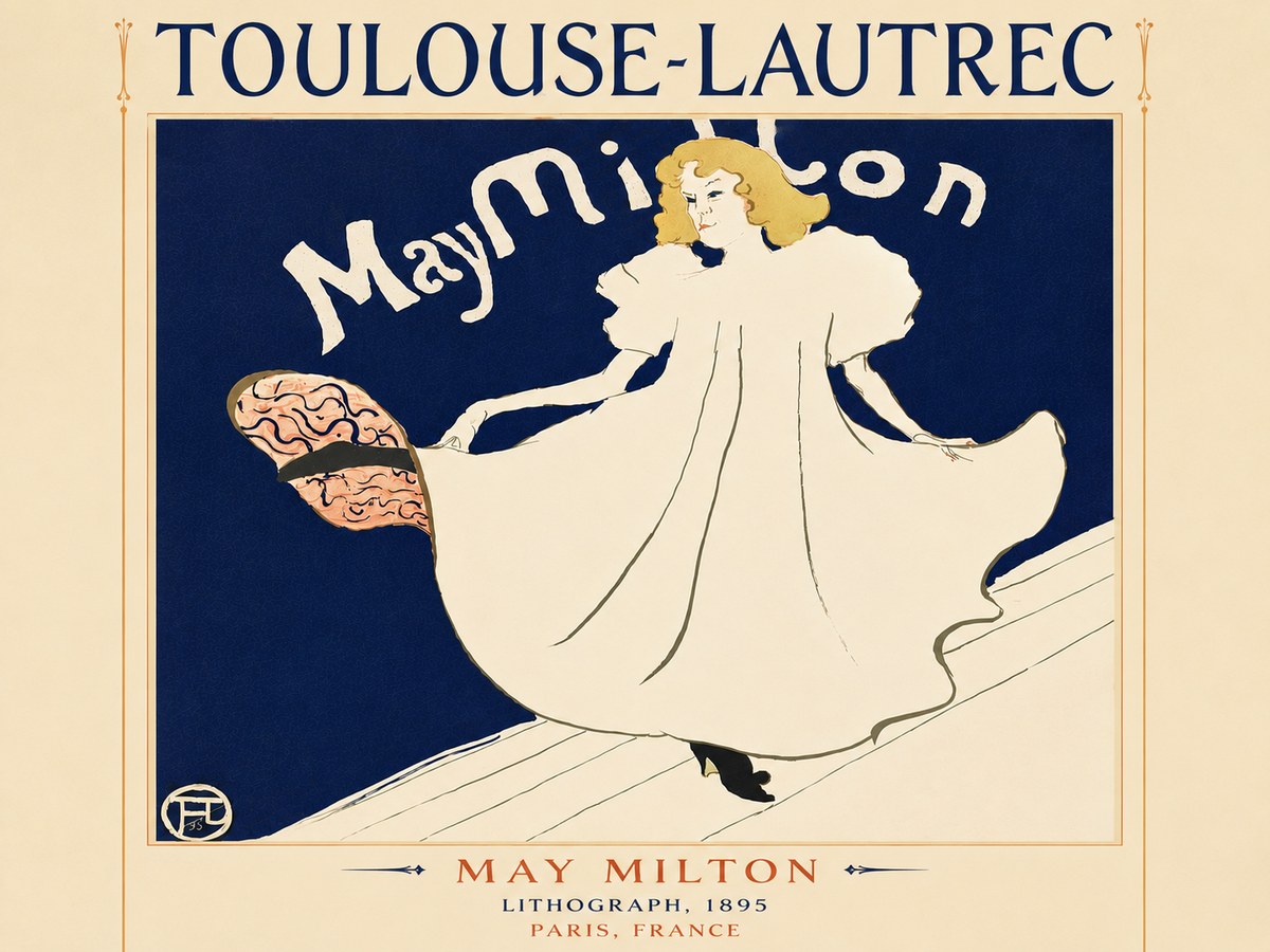 Toulouse-Lautrec May Milton No6 - Affiche
