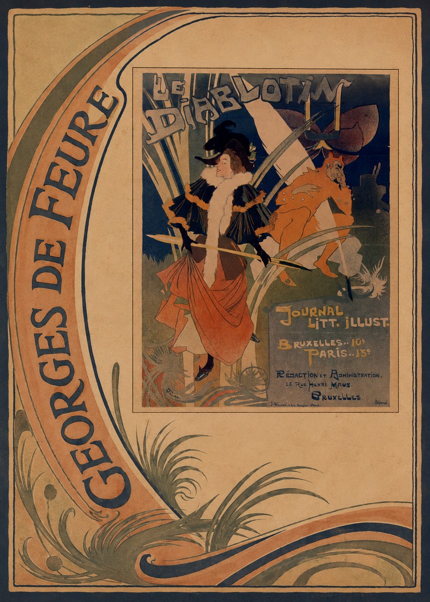 Georges de Feure Le Diablotin I No2 - Affiche