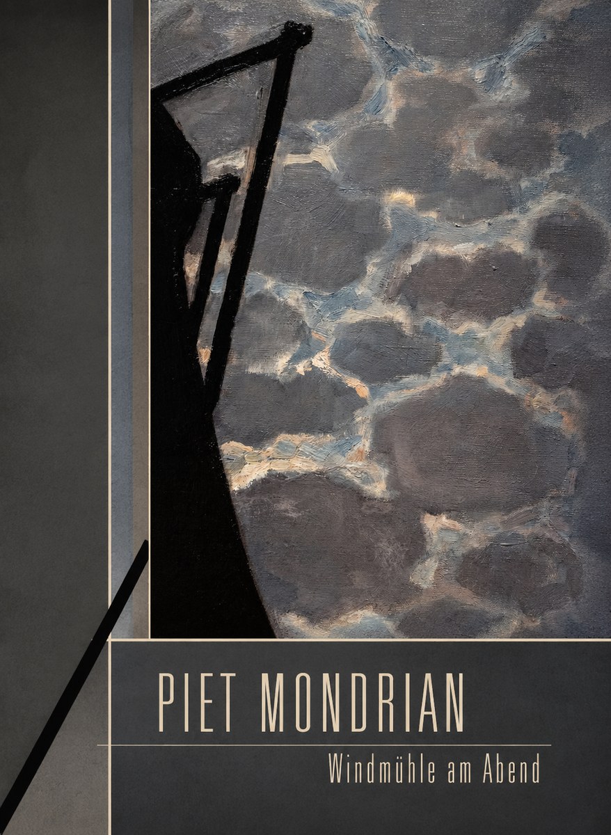 Piet Mondrian Windmühle Am Abend I No2 - Affiche