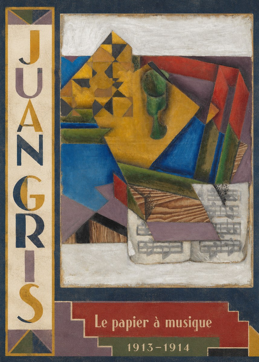 Juan Gris Le Papier À Musique No2 - Affiche