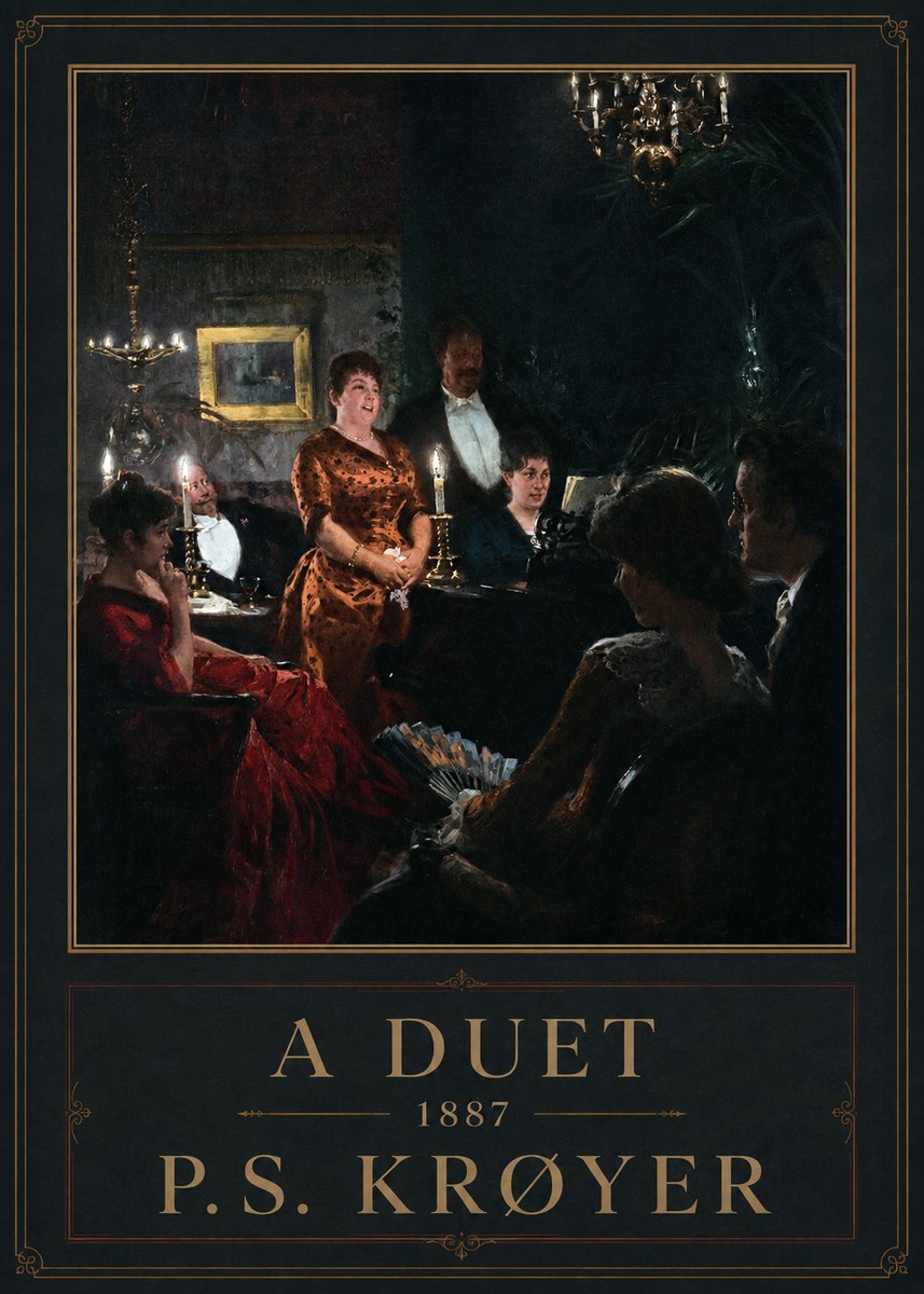 P.S. Krøyer A Duet No1 - Affiche
