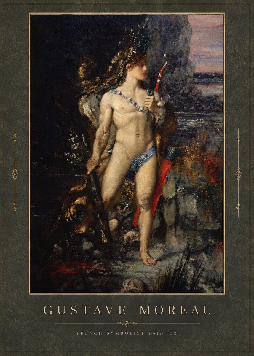 Gustave Moreau Saint Sebastian I No3 - Affiche