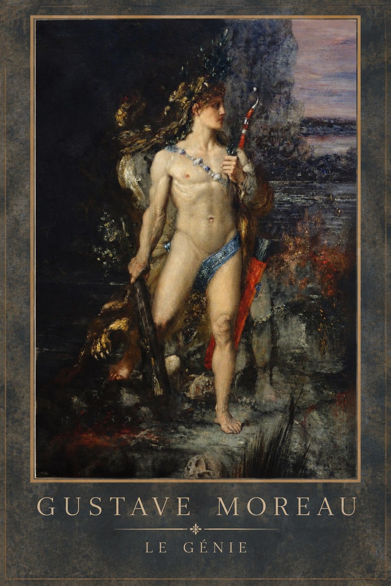 Gustave Moreau Saint Sebastian I No4 - Affiche
