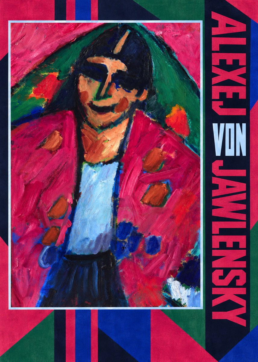 Alexej von Jawlensky Head of a Man No2 - Affiche