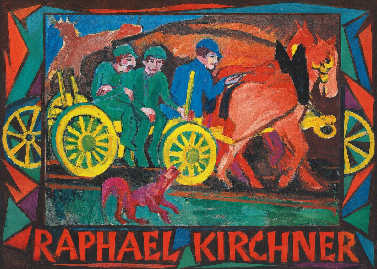 Raphael Kirchner Circus Scene No1 - Affiche