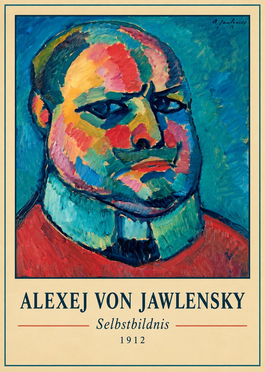 Alexej von Jawlensky Selbstbildnis No1 - Affiche