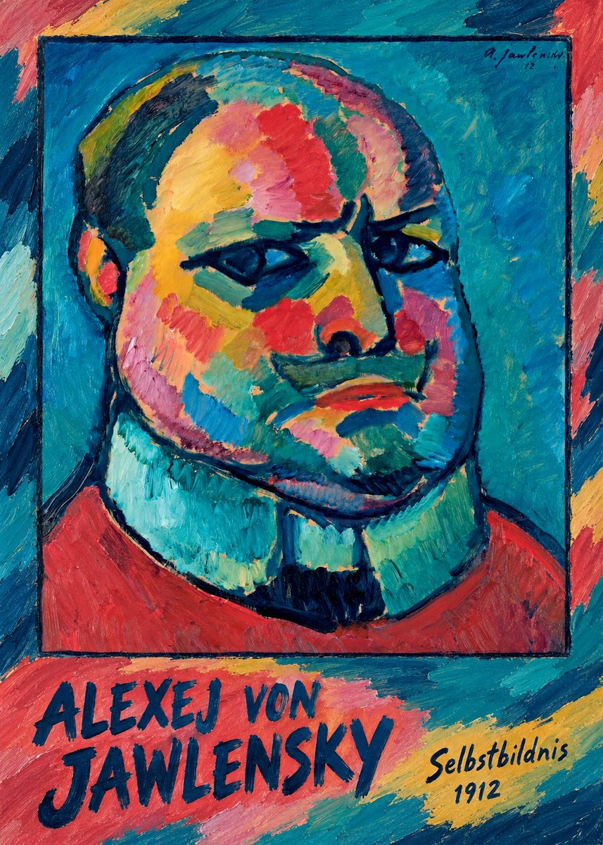 Alexej von Jawlensky Selbstbildnis No4 - Affiche