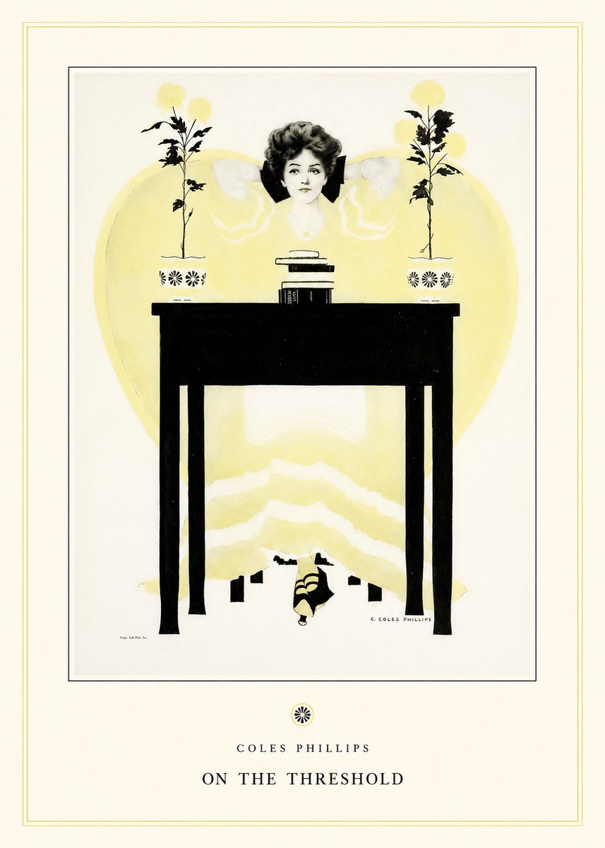 Coles Phillips On the Threshold No4 - Affiche