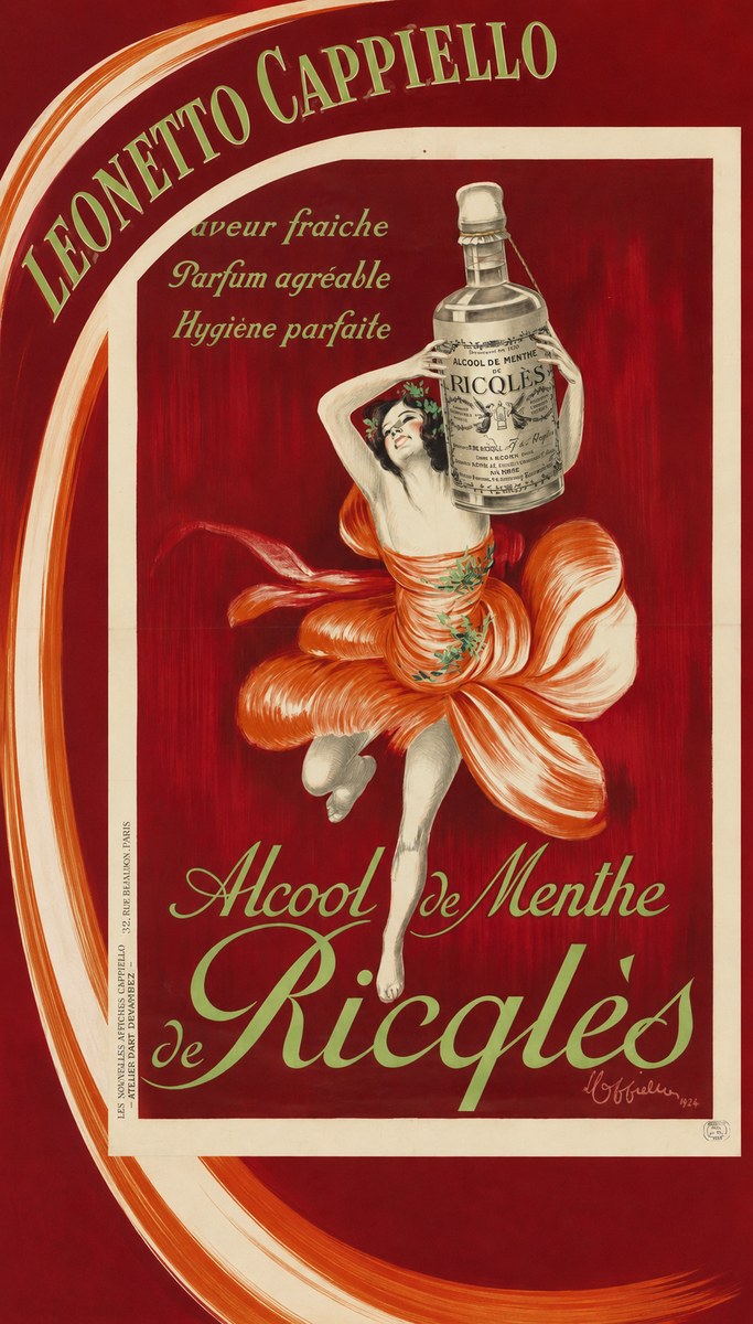 Leonetto Cappiello Alcool De Menthe De Ricqlès I No3 - Affiche