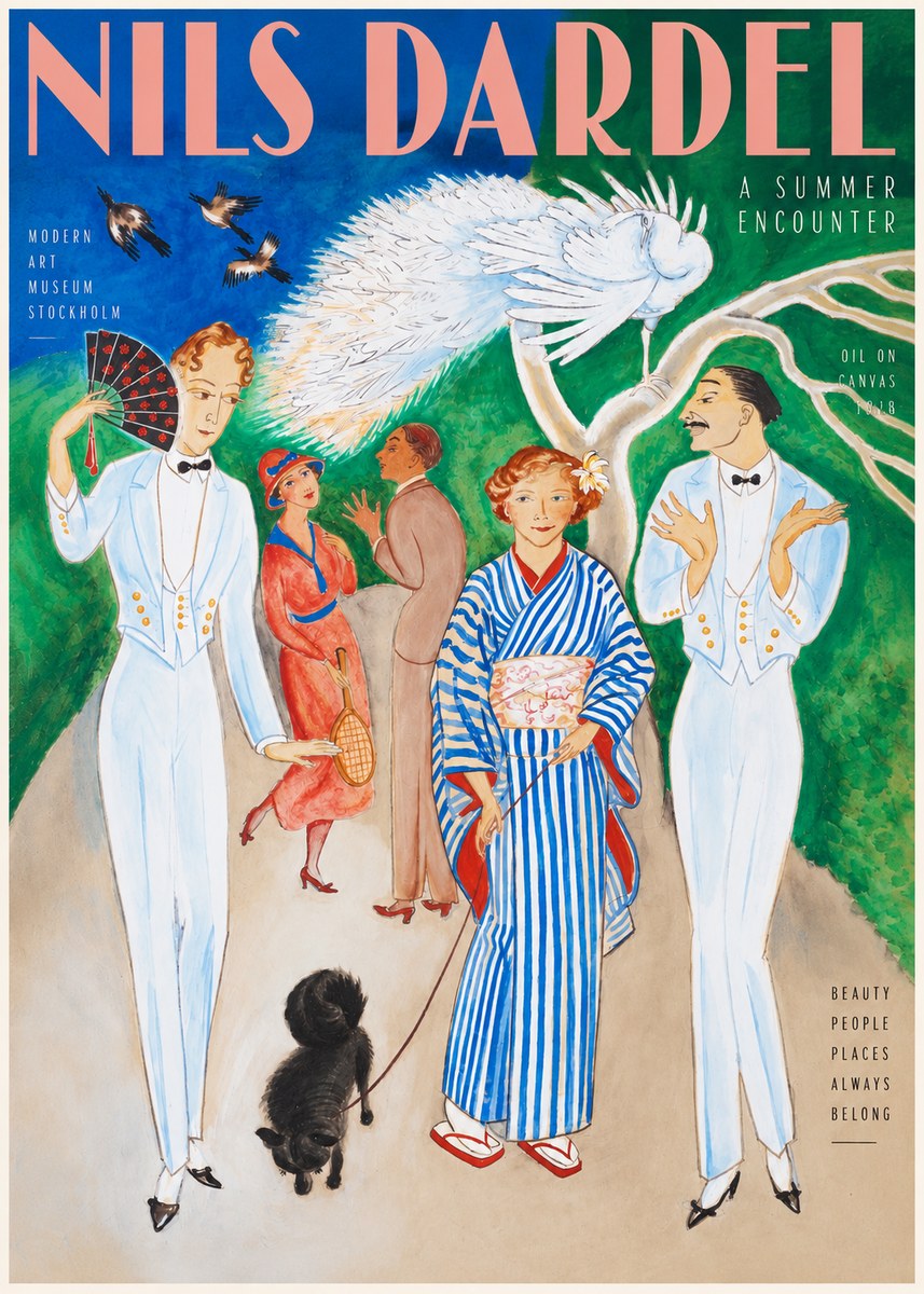 Nils Dardel A Brighter World No3 - Affiche