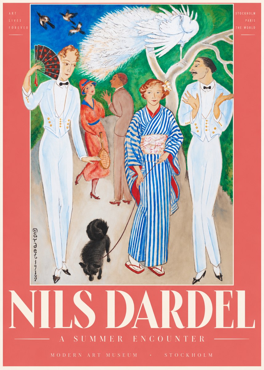 Nils Dardel A Brighter World No4 - Affiche