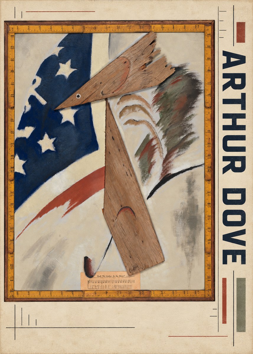Arthur Dove The Flag No3 - Affiche