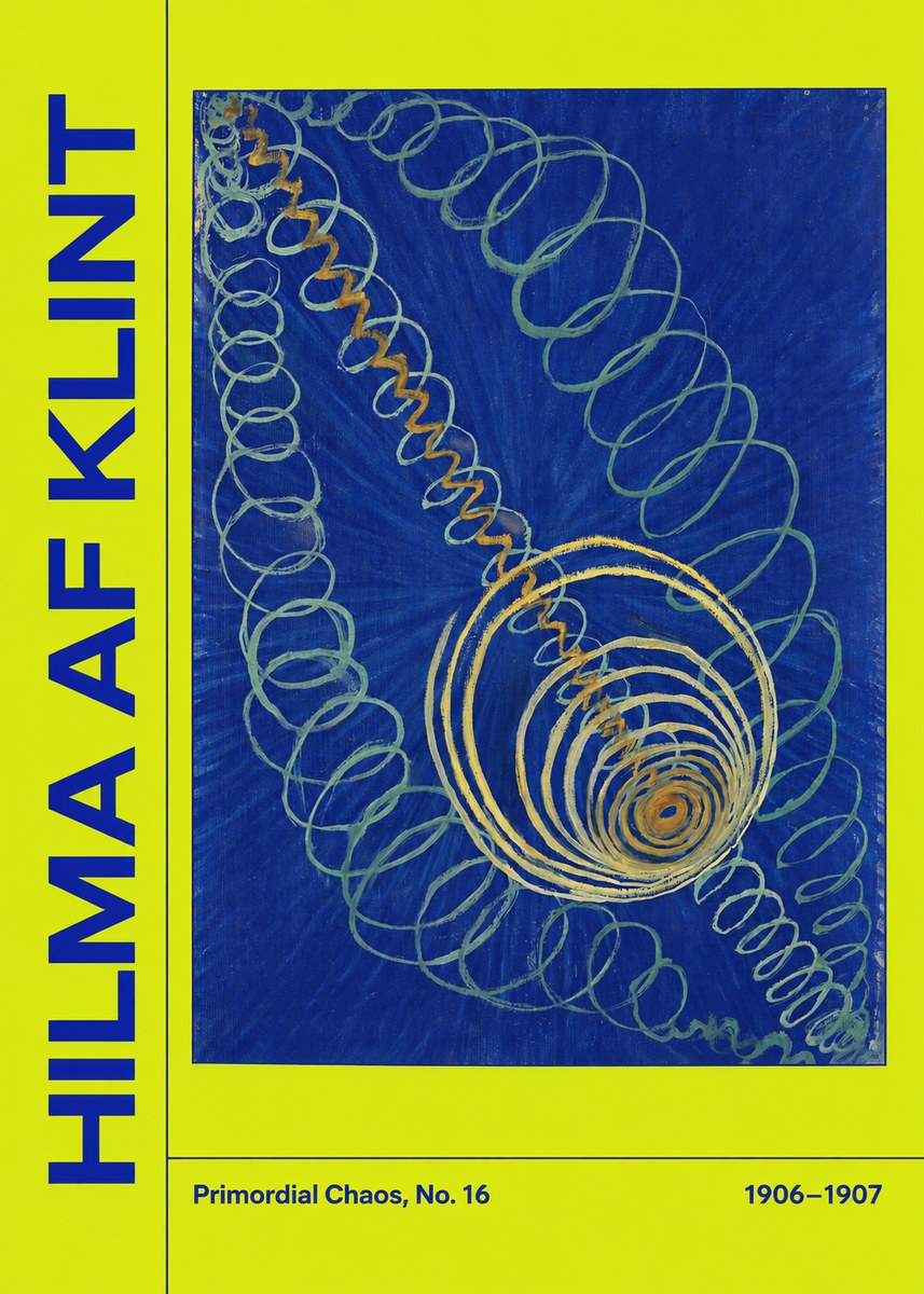 Hilma af Klint Primordial Chaos, No. 16 No2 - Affiche