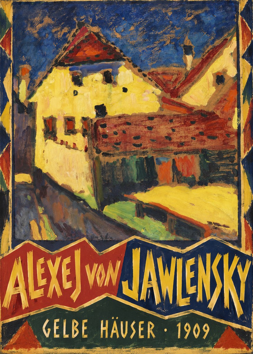 Alexej von Jawlensky Gelbe Häuser No5 - Affiche