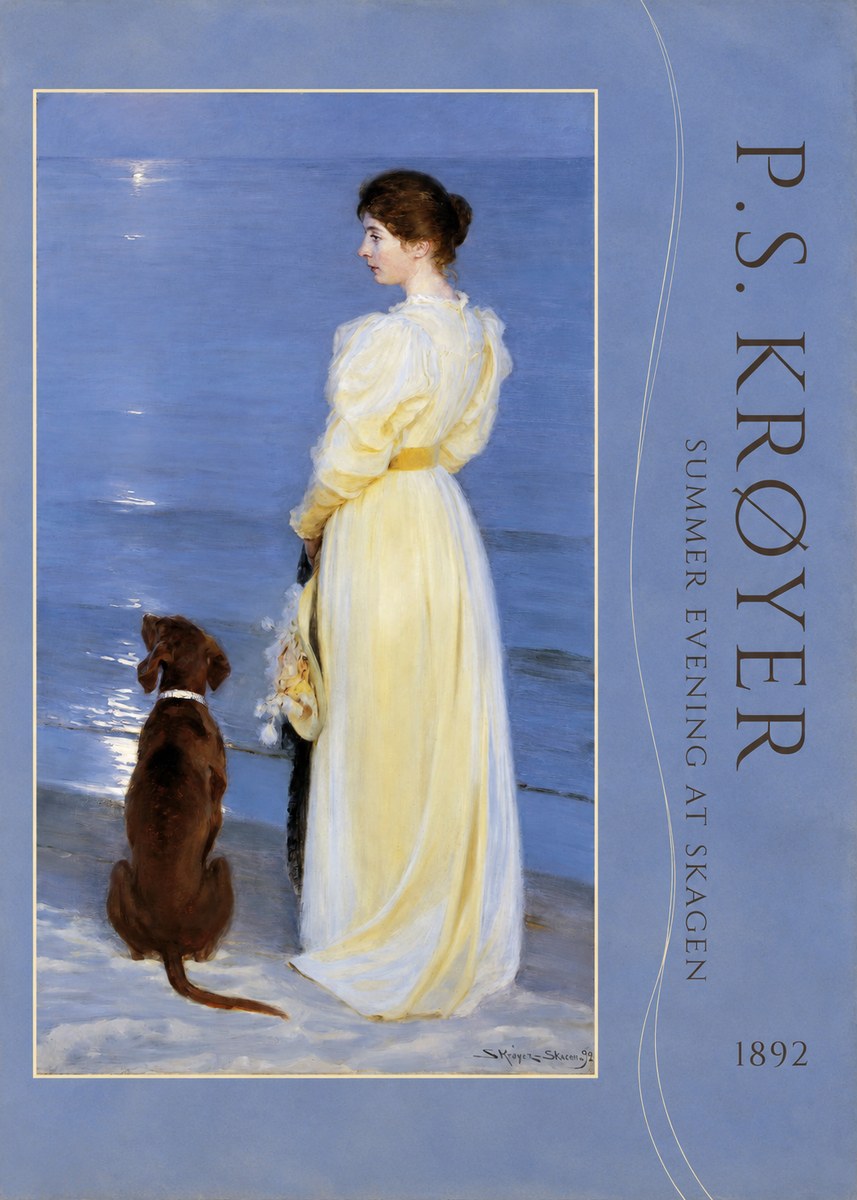 P.S. Krøyer Summer Evening at Skagen No2 - Affiche