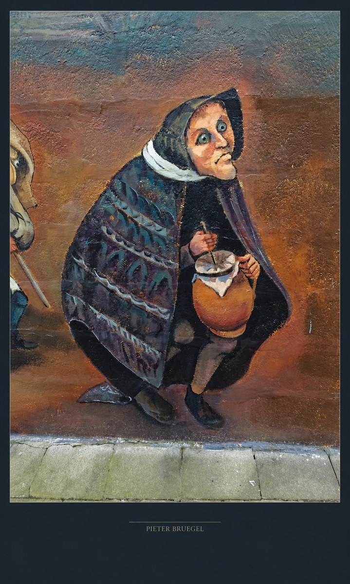 Pieter Bruegel The Beggar Woman with Jug No4 - Affiche
