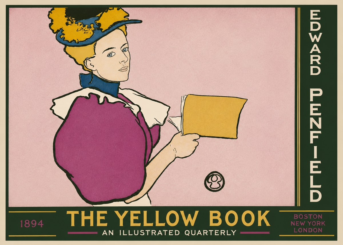 Edward Penfield The Yellow Book I No2 - Affiche