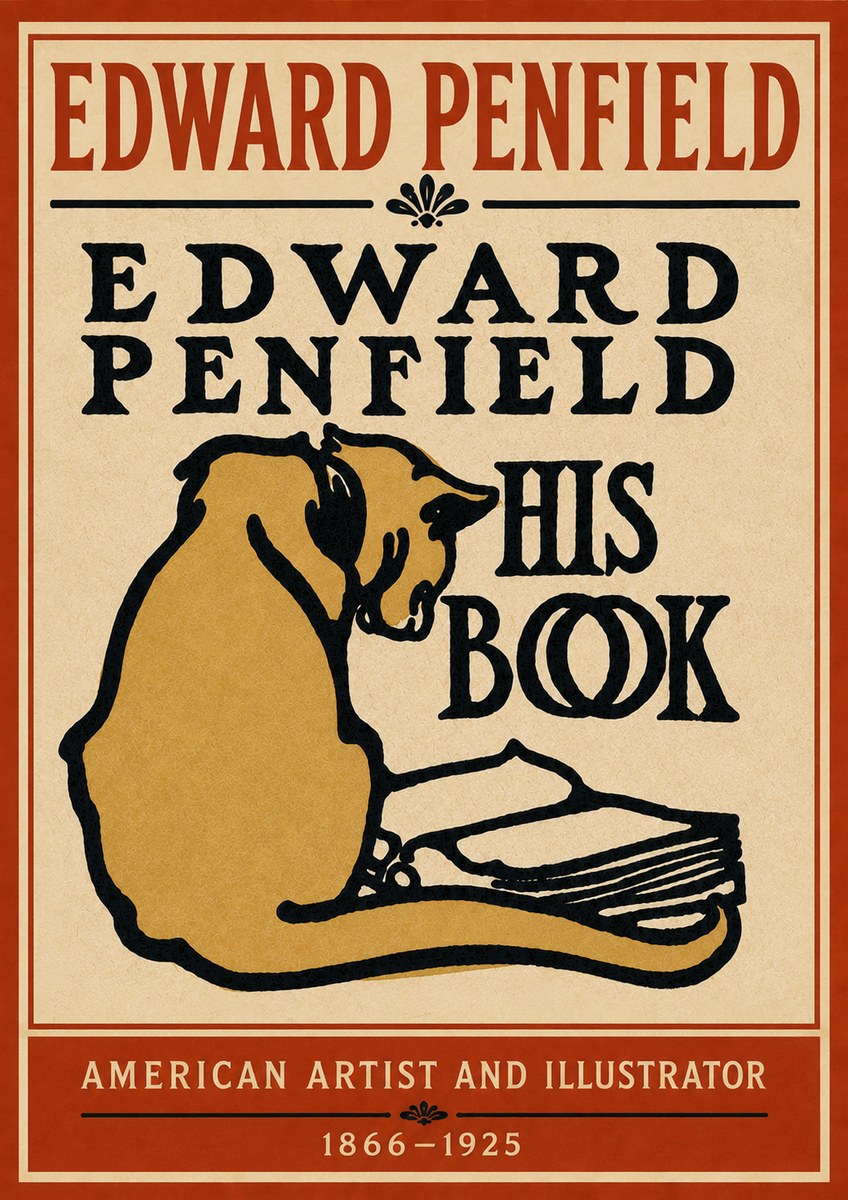 Edward Penfield His Book No4 - Affiche