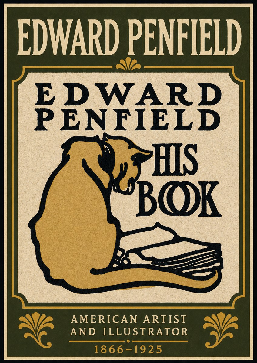 Edward Penfield His Book No5 - Affiche