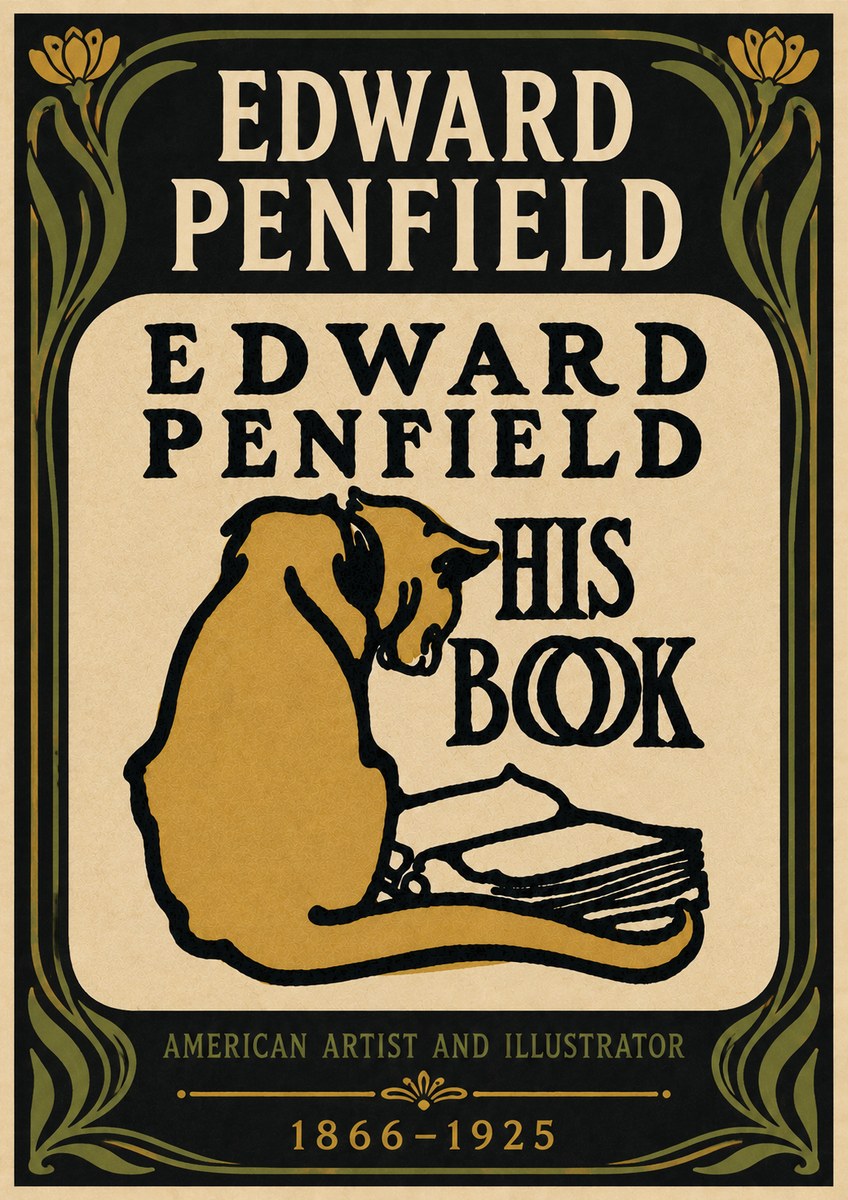 Edward Penfield His Book No6 - Affiche
