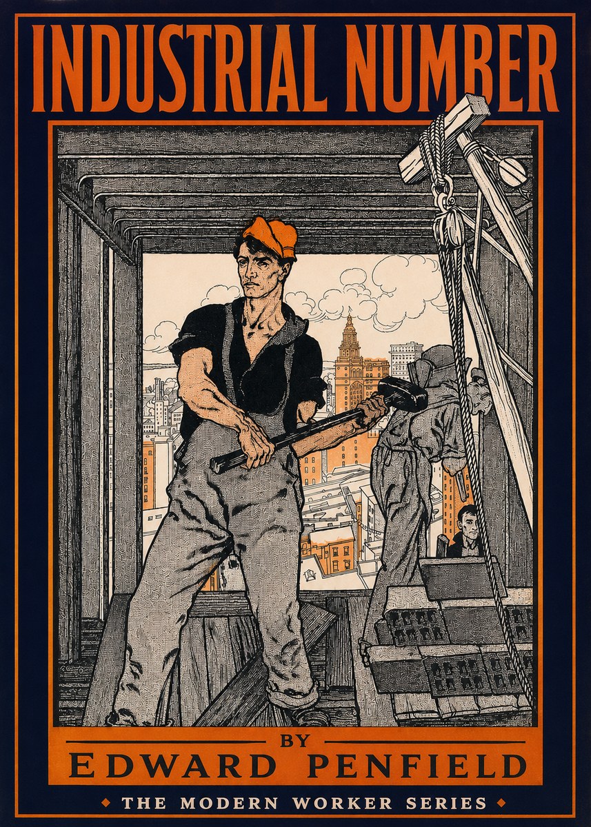 Edward Penfield Industrial Number No2 - Affiche