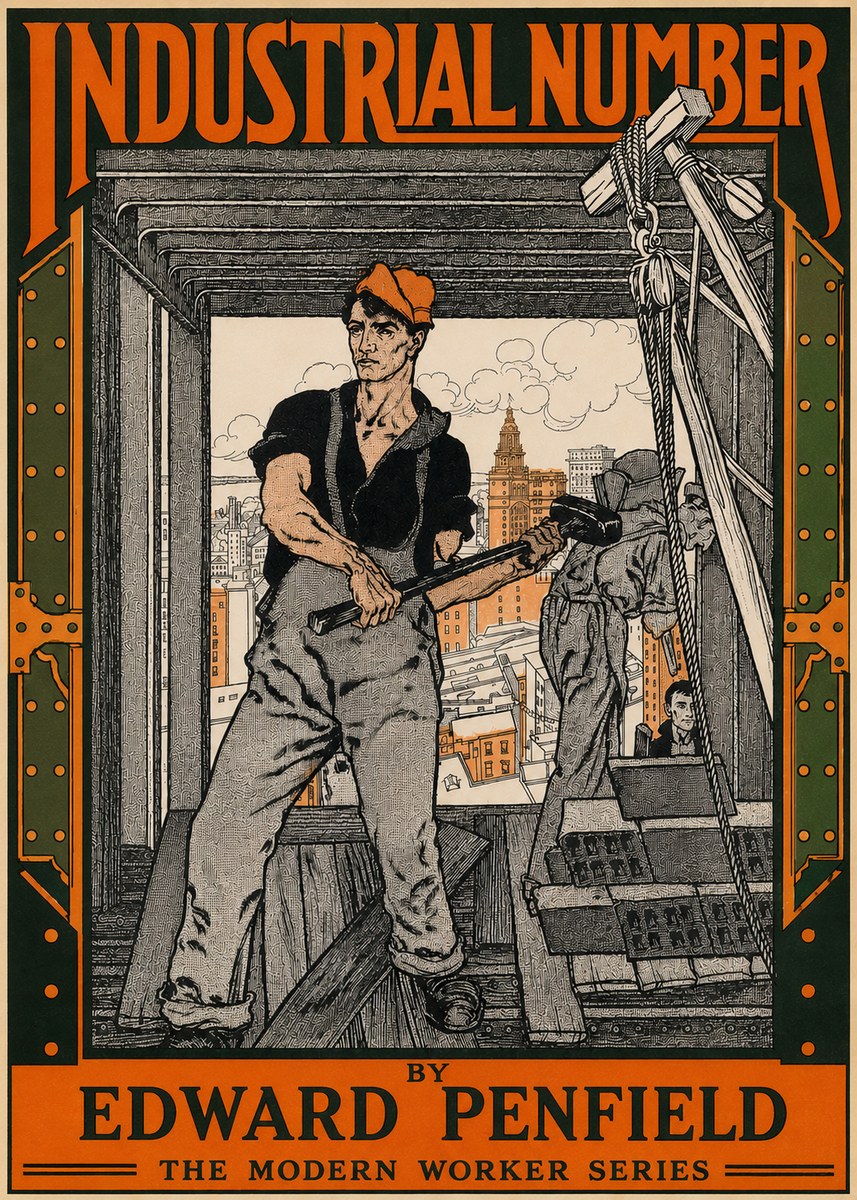 Edward Penfield Industrial Number No3 - Affiche