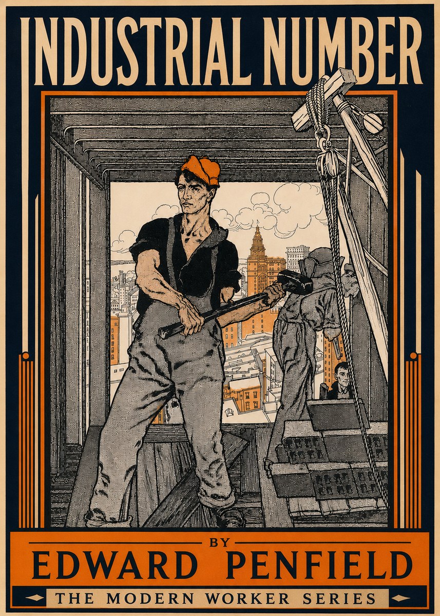 Edward Penfield Industrial Number No4 - Affiche