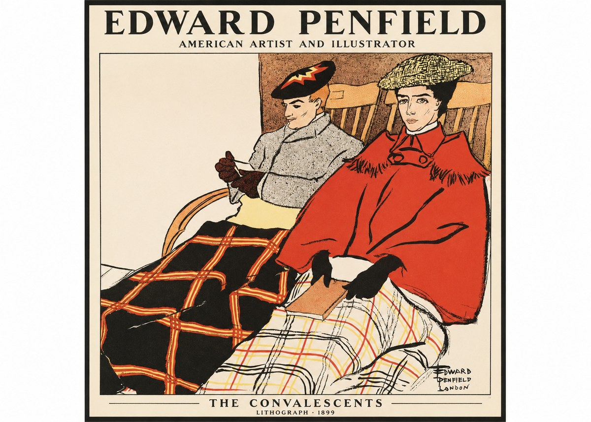 Edward Penfield The Convalescents No1 - Affiche