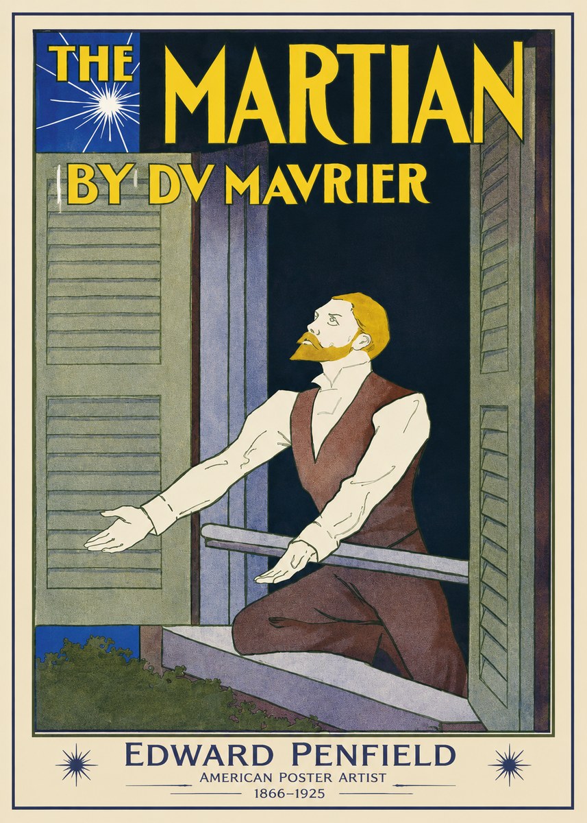 Edward Penfield The Martian by Dv Mavrier No1 - Affiche
