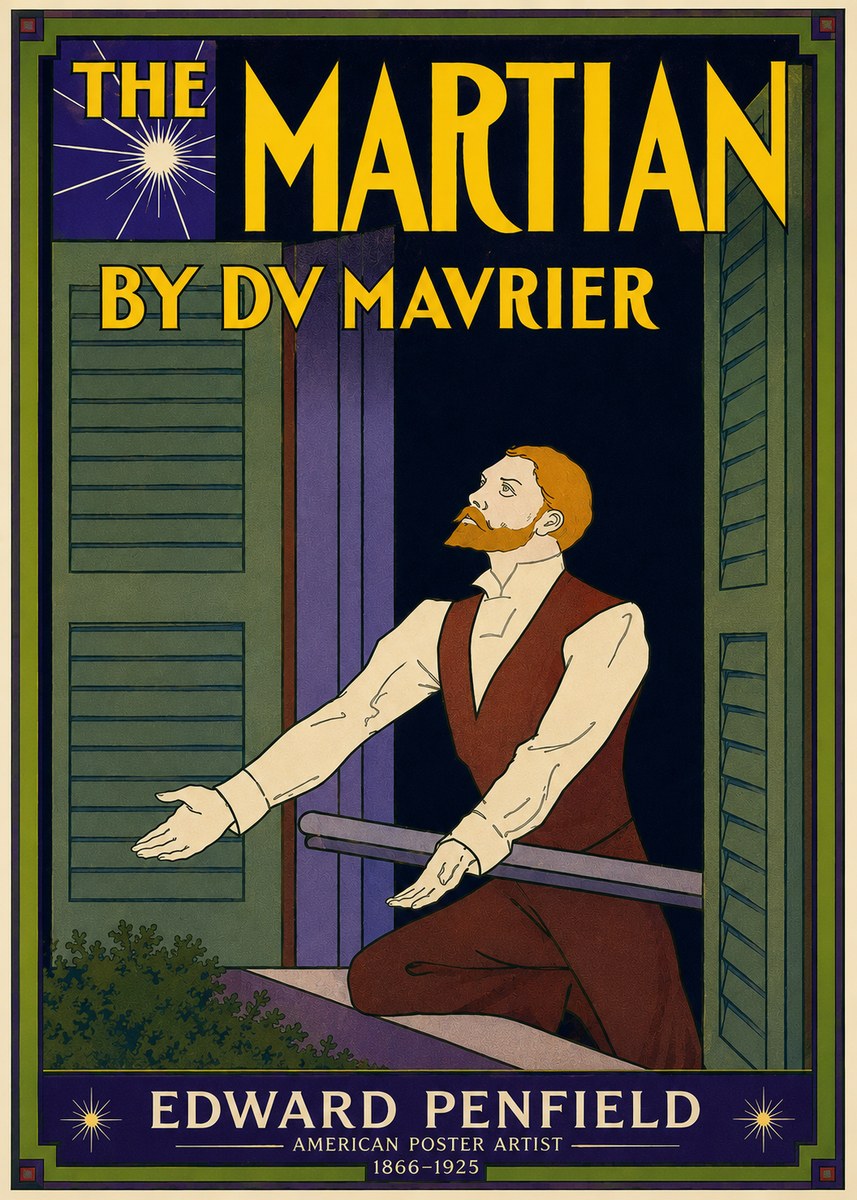 Edward Penfield The Martian by Dv Mavrier No4 - Affiche