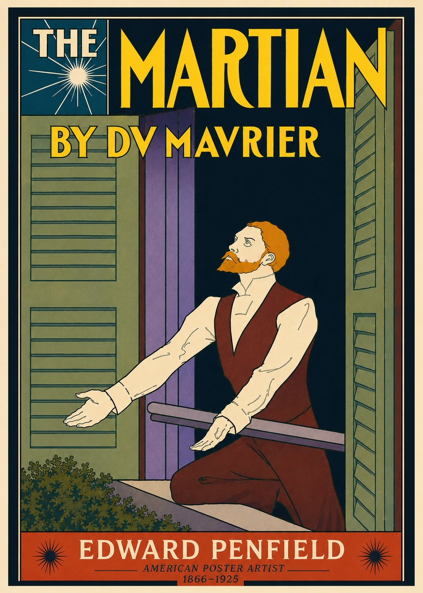 Edward Penfield The Martian by Dv Mavrier No6 - Affiche