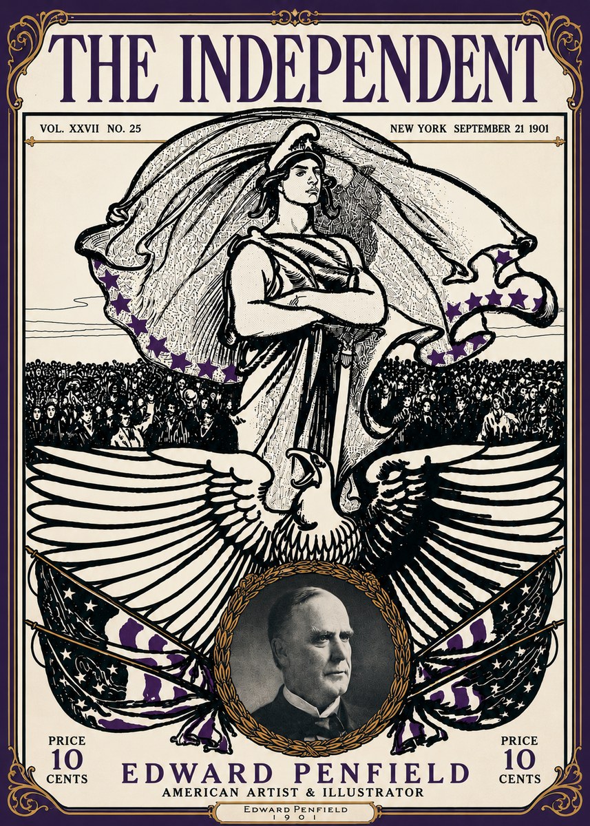 Edward Penfield The Independent No6 - Affiche
